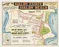 Avalon Beach Estates, Central Rd, Plateau Rd, 1921–1926