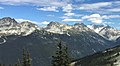 Decker Mountain (center) of the Spearhead Range