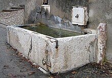 Abreuvoir fountain, Castiglione delle Stiviere, Fontana, Italy.