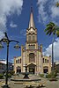 The facade of St. Louis Cathedral in Fort-de-France