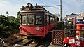 Withdrawn DeHa 801 as the Keiyo Towa Pharmaceutical Shōwa Nostalgia Museum at Tokawa Station in October 2015