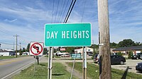 Day Heights community sign