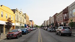 Downtown Adrian along Main Street (2023)