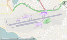 果阿国际机场位置图