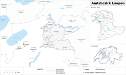 Location of Laupen District