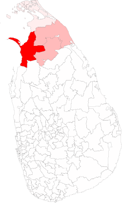 Location of Mannar