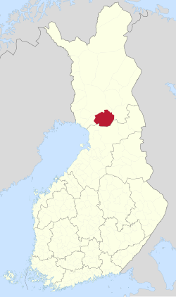 Location of Ranua in Finland