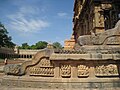 Reliefs adorning the stairs, Brihadeeswara