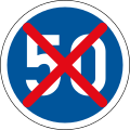 End of minimum speed limit