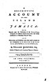 Scan of title page of William Beckford, A descriptive account of the island of Jamaica, Volume 1, 1790