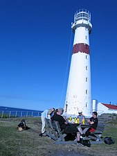 View of the present lighthouse on Store Torungen