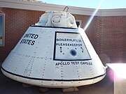 An Apollo Test Capsule.