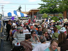 A street fair in the historically seafaring neighborhood of Ballard, Seattle, Washington