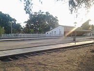 Chamical's former railroad station, now housing the local museum.