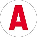 A French "A-disc". The letter "A" stands for apprenti ("learner")