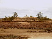 Rear bund of explosives store no. 8