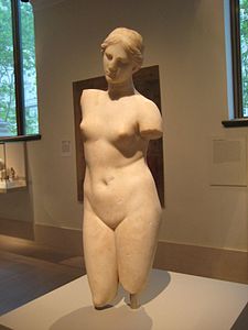 Aphrodite Binding Her Hair (second century BC)