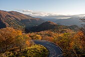 Iroha Slope, a view of attraction spot in Nikko