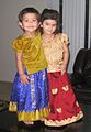 Girls dressed in langa and ravike