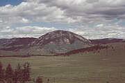 Laccolith exposed by erosion of overlying strata in Montana