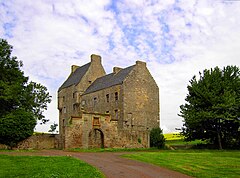 The castle from the east.