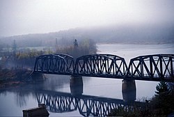 Main Southwest Miramichi River in Doaktown (IR Walker 1988)