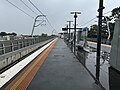 North-west bound view from Platform 1, October 2024