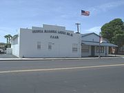 The building which houses the Peoria Masonic Lodge #31 was built in 1922 and is located at 10202 N. 83rd. Ave. The Peoria Masonic Lodge was also chartered in 1922.