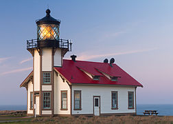 Point Cabrillo Lighthouse, on an early morning in February