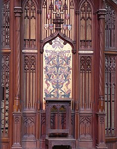 Carved decoration in the interior