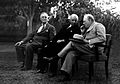 Image 46Roosevelt, İnönü and Churchill at the Second Cairo Conference which was held between 4–6 December 1943. (from History of Turkey)