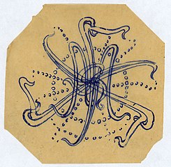 Sketch of an ornament by Horta (Horta Museum, Brussels)
