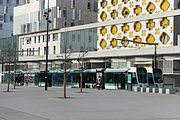 T3b tram stop operating, 2015