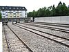 The memorial at the end of the tracks at Stuttgart North station