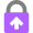 Purple padlock