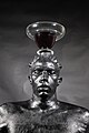 Nu. A glass statue from the series Myth-Science of the Gatekeepers by Marques Redd and Mikael Owunna.