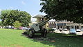 Howitzer on courthouse lawn