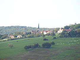 A general view of Annay-la-Côte