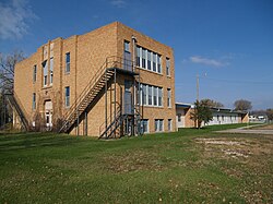 Former Argusville High School, demolished in 2023