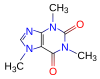 Chemical structure of Caffeine