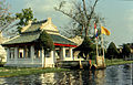 Khlong Dan canal and the temple in 1982