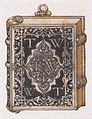 Image 30Design by Hans Holbein the Younger for a metalwork book cover (or treasure binding) (from Book design)