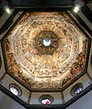 佛罗伦斯圣母百花圣殿的圆顶内层，是由菲利波·布鲁内莱斯基设计，在1436年完工。