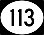 Highway 113 marker