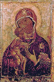 Theotokos of St. Theodore, original icon from Epiphany Monastery in Kostroma.