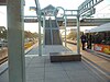 The platform at Hawthorne/Lennox station