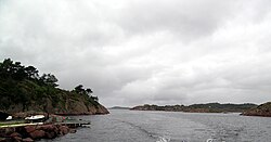 View of the coast near Hesnes