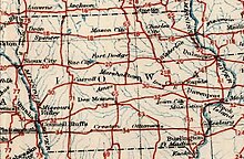 U.S. Highways in Iowa roughly form a grid across the state.