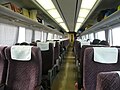 Interior view of standard class car