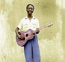 Jean-Bosco Mwenda performing in Katanga, Belgian Congo, in 1952